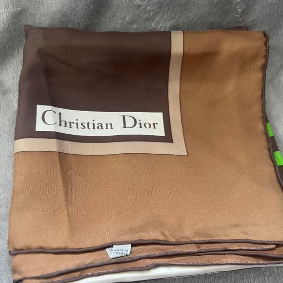 Christian dior square scarf - Picture 2 of 5